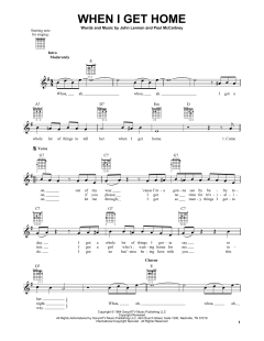 When I Get Home von The Beatles (Download) 