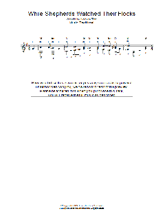While Shepherds Watched Their Flocks von Traditional (Download) 