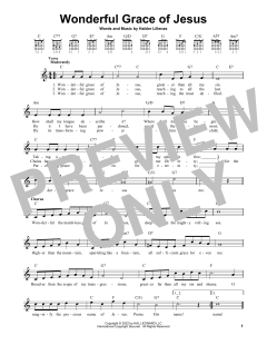 Wonderful Grace Of Jesus (Download) 