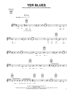 Yer Blues von The Beatles (Download) 