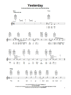 Yesterday von John Lennon (Download) 