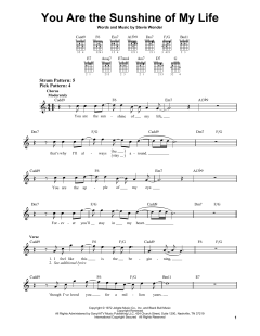 You Are The Sunshine Of My Life von Stevie Wonder (Download) 