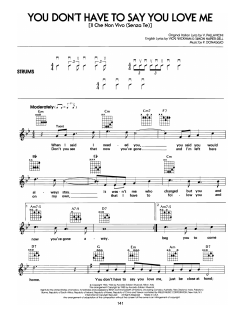 You Don't Have To Say You Love Me von Elvis Presley (Download) 