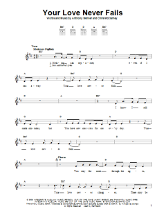 Your Love Never Fails von Anthony Skinner (Download) 