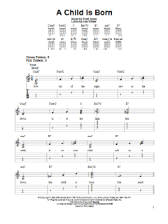 A Child Is Born von Thad Jones (Download) 