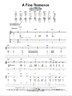 A Fine Romance von Jerome Kern (Download) 