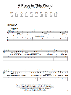 A Place In This World von Taylor Swift (Download) 