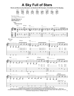 A Sky Full Of Stars von Coldplay (Download) 