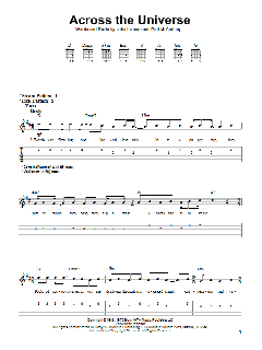 Across The Universe von The Beatles (Download) 