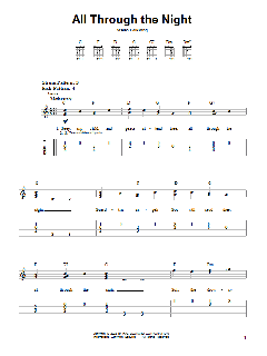 All Through The Night von Welsh Folksong (Download) 