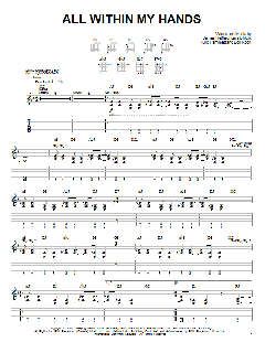 All Within My Hands von Metallica (Download) 