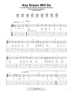 Any Dream Will Do von Tim Rice (Download) 