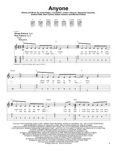 Anyone von Justin Bieber (Download) 