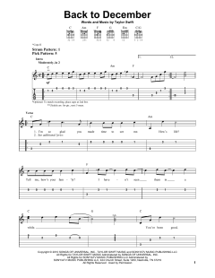 Back To December von Taylor Swift (Download) 