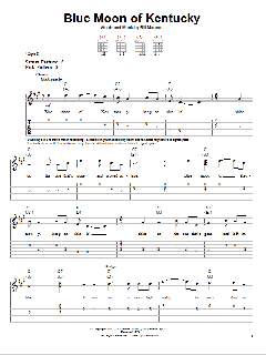 Blue Moon Of Kentucky von Bill Monroe (Download) 