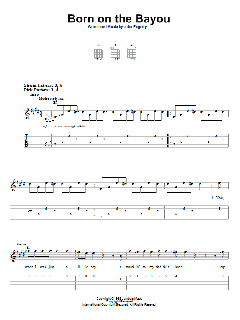 Born On The Bayou von Creedence Clearwater Revival (Download) 