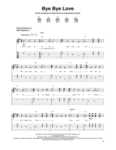 Bye Bye Love von The Everly Brothers (Download) 