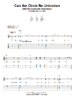 Can The Circle Be Unbroken von The Carter Family (Download) 