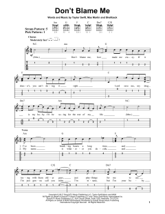 Don't Blame Me von Taylor Swift (Download) 