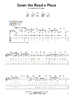 Down The Road A Piece von Chuck Berry (Download) 