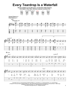 Every Teardrop Is A Waterfall von Coldplay (Download) 