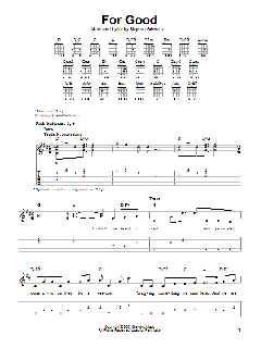 For Good von Stephen Schwartz (Download) 