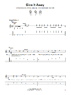 Give It Away von Red Hot Chili Peppers (Download) 