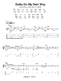 Gotta Go My Own Way von Andy Dodd (Download) 