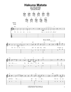 Hakuna Matata von Tim Rice (Download) 
