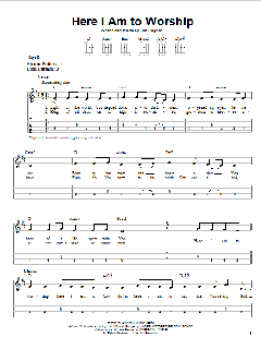 Here I Am To Worship von Tim Hughes (Download) 