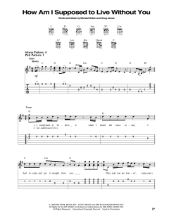 How Am I Supposed To Live Without You von Michael Bolton (Download) 