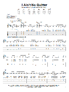 I Ain't No Quitter von Shania Twain (Download) 