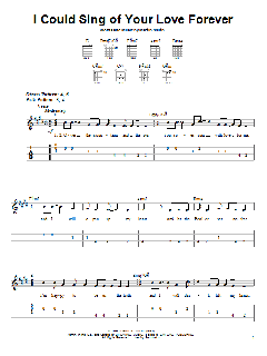 I Could Sing Of Your Love Forever von Martin Smith (Download) 