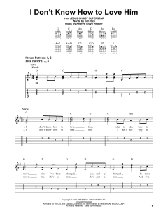 I Don't Know How To Love Him von Tim Rice (Download) 