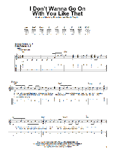 I Don't Wanna Go On With You Like That von Elton John (Download) 