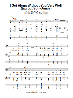 I Get Along Without You Very Well von Hoagy Carmichael (Download) 
