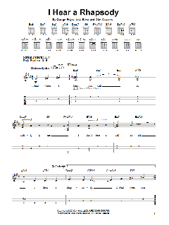 I Hear A Rhapsody von Jack Baker (Download) 