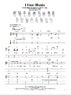 I Hear Music von Frank Loesser (Download) 