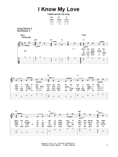 I Know My Love von Traditional Irish Folk Song (Download) 