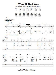 I Want It That Way von Backstreet Boys (Download) 