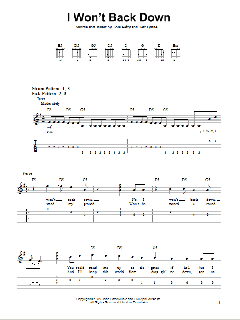 I Won't Back Down von Tom Petty (Download) 