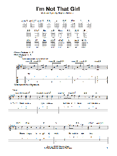 I'm Not That Girl von Stephen Schwartz (Download) 