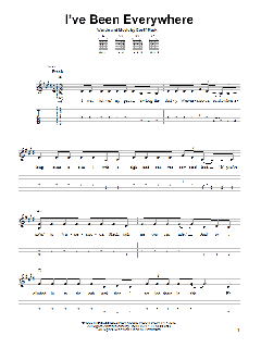 I've Been Everywhere von Hank Snow (Download) 