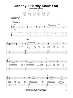 Johnny, I Hardly Knew You von Traditional Irish Folk Song (Download) 