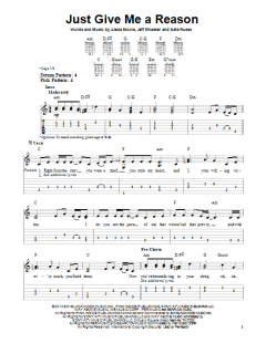 Just Give Me A Reason von Pink featuring Nate Ruess (Download) 