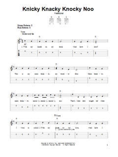 Knicky Knacky Knocky Noo von Traditional (Download) 