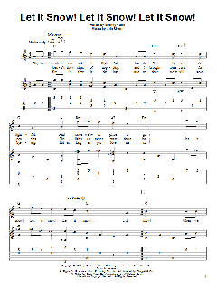 Let It Snow! Let It Snow! Let It Snow! von Sammy Cahn (Download) 