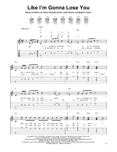 Like I'm Gonna Lose You von Meghan Trainor (Download) 