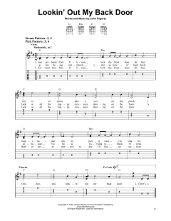 Lookin' Out My Back Door von Creedence Clearwater Revival (Download) 