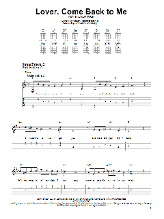 Lover, Come Back To Me von Sigmund Romberg (Download) 